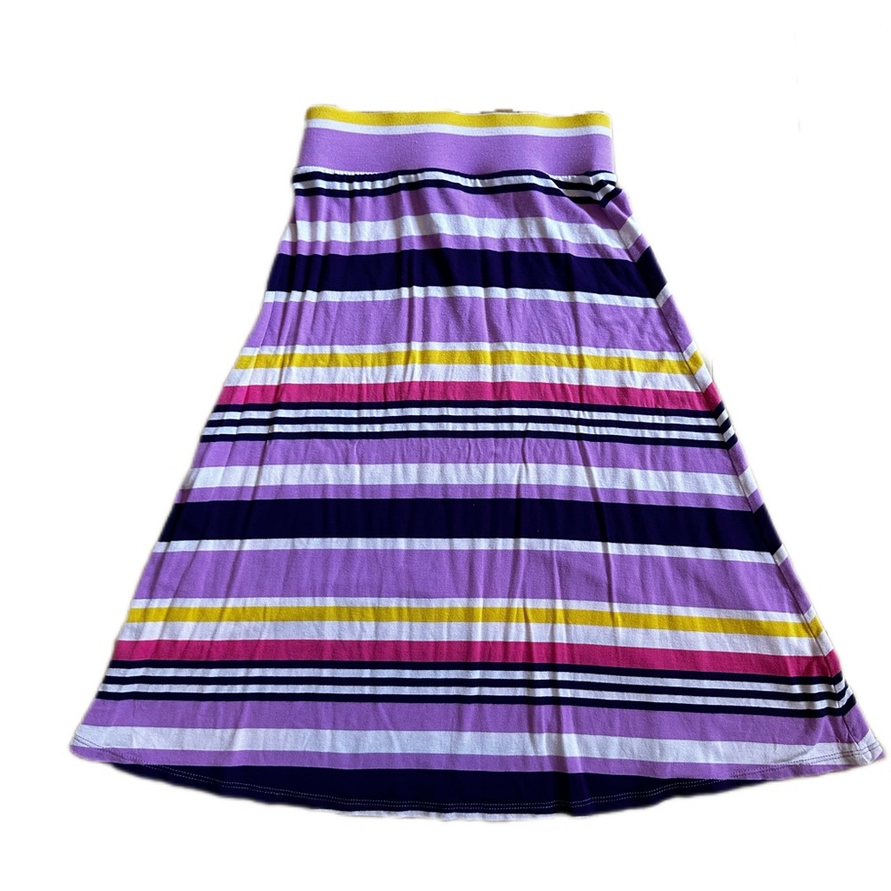 Cat & Jack A-line stripe skirt youth girls